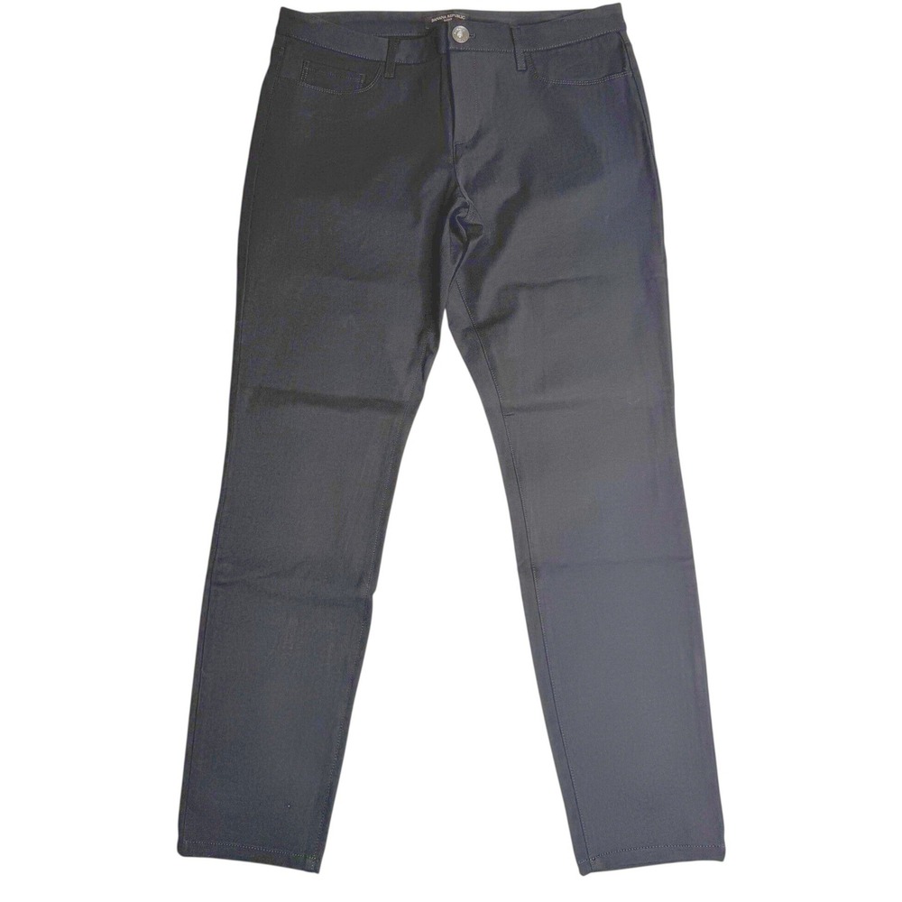 Banana Republic Sloan‎ Skinny Fit Stretch Workwear Black Womens Size 10
